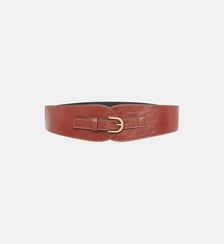 Ceinture corset en cuir façon box - OLYMPE Gerard Darel