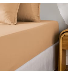 Drap housse en percale coton, 80 fils, bonnet 30 cm La Redoute Interieurs