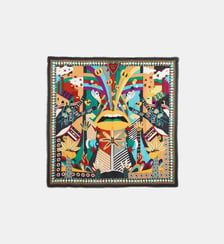 Foulard à motifs colorés en viscose ACID Wild