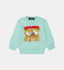 Sweat-shirt col rond avec logo Dsquared2