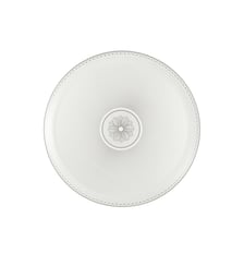 Plat à tarte en porcelaine finition Platine - MALMAISON IMPÉRIALE Christofle
