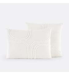 Taie d'oreiller en coton tufté La Redoute Interieurs