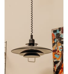 Suspension noire et blanche Sonia N°252- Produit chiné Debongout