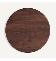Plateau de table rond en noyer, ø120 cm AM.PM
