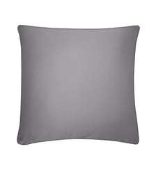 Taie D'oreiller Pure White Satin Lavé Stone Finition Black Drouault
