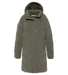 Parka longue matelassée à capuche Schott