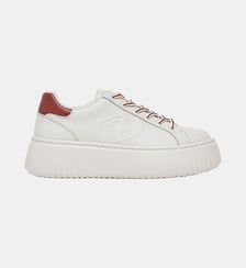 Sneakers en cuir avec maxi logo Liu Jo