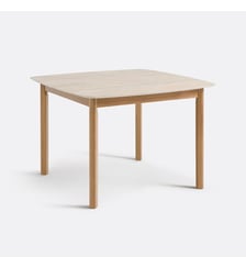 Table à manger, en céramique aspect travertin et chêne, 4 couverts La Redoute Interieurs