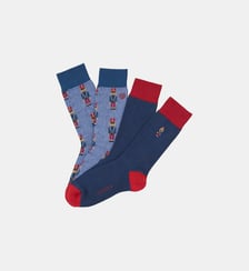 Pack 2 chaussettes en coton - Casse-noisette Arthur