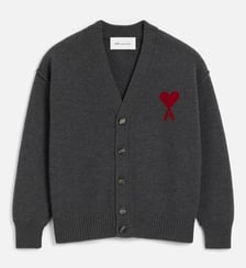Cardigan Ami De Coeur En Laine unisexe AMI Paris