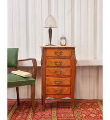 Commode haute en marbre Garance N°696- Produit chiné Debongout