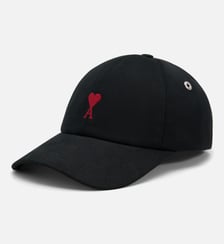 Casquette Broderie Ami de Coeur Rouge unisexe AMI Paris