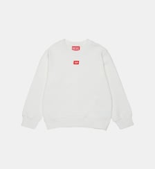 Sweat-shirt à col rond avec logo Diesel Kids