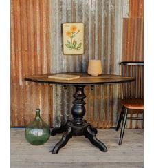 Table d'appoint en bois Francine N°1675 - Produit chiné Debongout