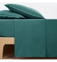 Drap plat uni en percale de coton bio Scenario La Redoute Interieurs