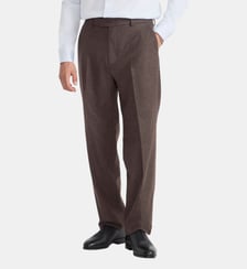 pantalon de costume en tweed Agnès b.