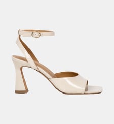 Sandales à Talon Piper Cuir Verni Froissé Bobbies