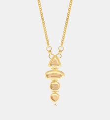 Collier sautoir   doré à l'or fin - Bysance Satellite
