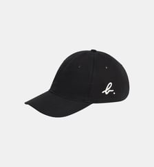 casquette brodée "b." noire Agnès b.
