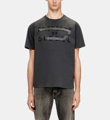 T-shirt classique avec appliqué D Diesel