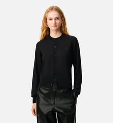 Cardigan Col Rond Avec Ami De Coeur en Laine AMI Paris