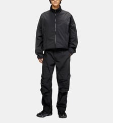 Veste en nylon froissé avec passepoil Diesel