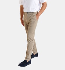 Pantalon ajusté Serge Lescada stretch recyclé-Gris clair-S Cala 1789