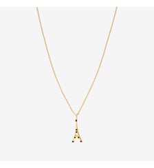 Collier doré jet sparkling - party Caroline Najman
