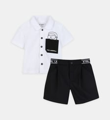 Ensebmle chemise et short Karl Lagerfeld Kids