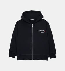 Sweat à fermeture zippée complète avec logo Dsquared2