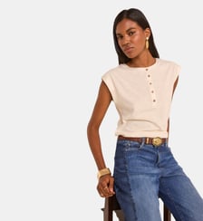 T-Shirt Sans Manches En Coton Terence Maison 123