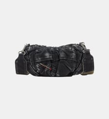 Multi-Pkts-Petit sac multipoches en denim délavé Diesel
