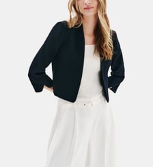 Veste vangela - Motif uni - Coupe droite Caroll