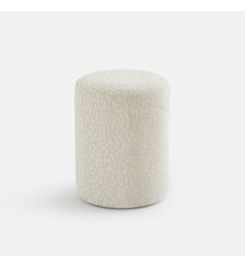 Pouf en bouclette, motif léopard La Redoute Interieurs