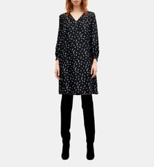Robe courte imprimé jacquard - CLEMI Gerard Darel