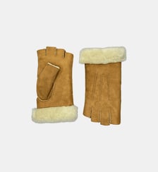 Mitaines Karlita Femme Cuir Peau Lainée Agnelle