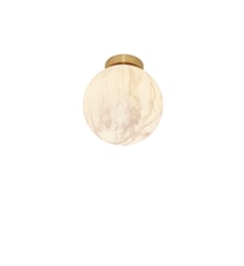 Plafonnier - Ø22 cm - Carrara - Blanc/Or It's About Romi