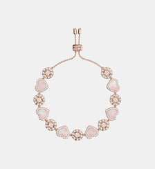 Bracelet Ajustable Cœurs Nacre Rose APM Monaco