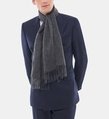 Veste de costume croisée en laine Fursac