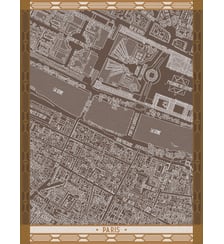 Torchon À vol d'oiseau Paris Le Jacquard Francais