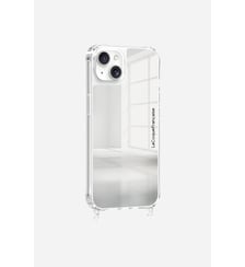 Coque de téléphone miroir anti-choc avec anneaux pour iPhone 14 Plus La Coque Française