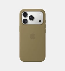 Coque iPhone 18 Pro Magsafe Olive Silicone Apple