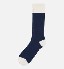 Chaussettes Bicolores unisexes en Coton AMI Paris