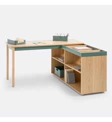 Bureau d’angle réversible avec rangement La Redoute Interieurs