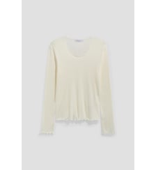 T-shirt dentelle en coton et modal - BONA Gerard Darel