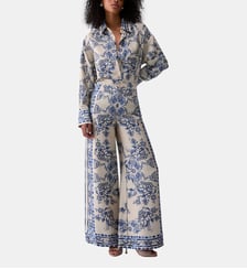 Pantalon avec imprimé foulard Liu Jo
