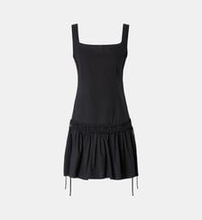 Robe courte froncée avec cordon de serrage Pinko
