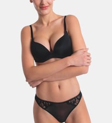 Soutien-gorge push-up Sin noir Maison Lejaby