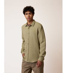 Chemise effet nid d'abeille Faguo