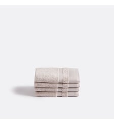 Lot 4 serviettes d'invité en coton Égyptien 600g/m2 La Redoute Interieurs